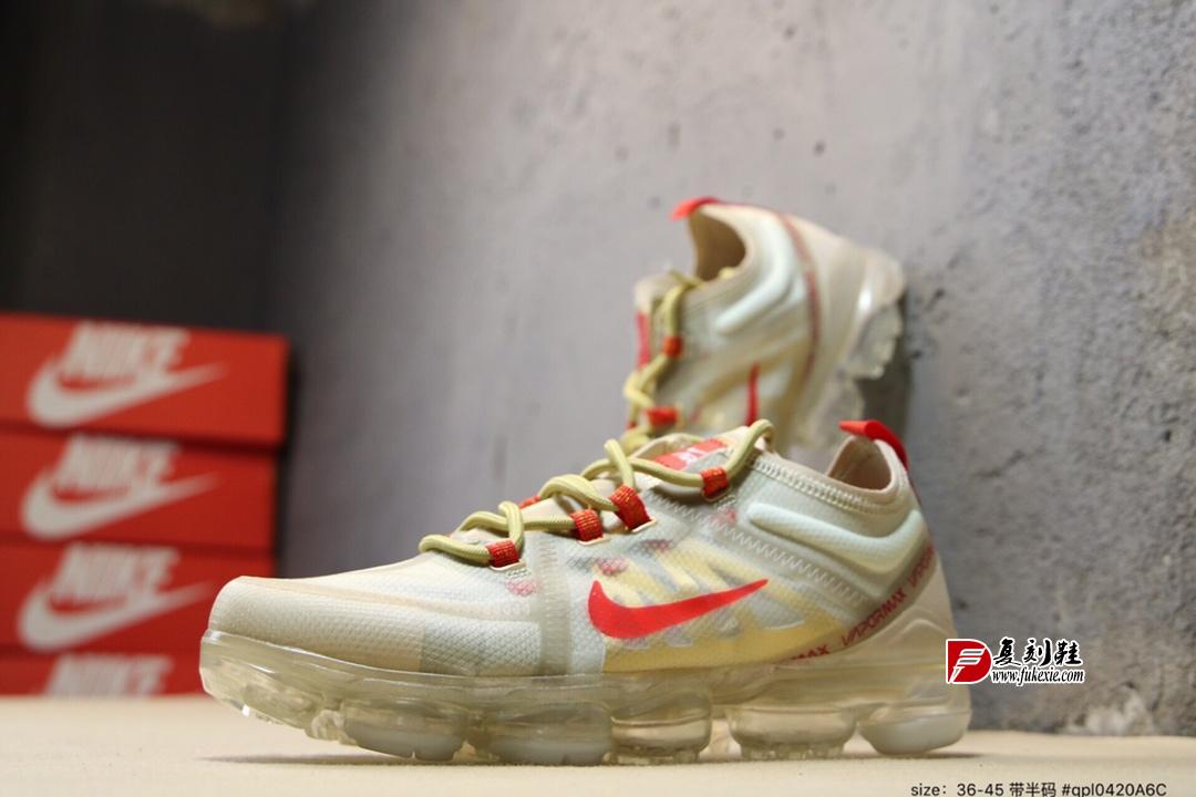 Nike Air Vapormax 2019 "CNY" 乙亥年限定 全掌大气垫 网纱鞋面全掌气垫跑步鞋