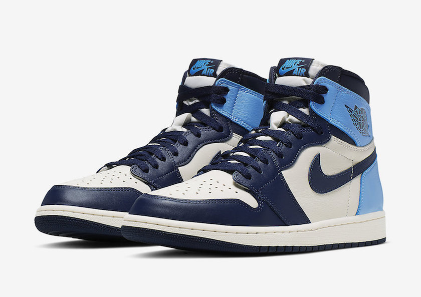 Air Jordan 1 Obsidian University Blue 555088-140 2019 复刻鞋网 fukexie.com