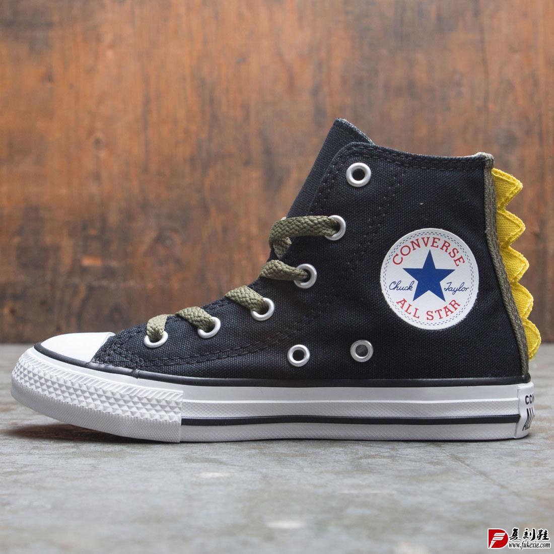 CONVERSE 推出新款 All Star 恐龙童鞋货号：665349C | 复刻鞋网 fukexei.com