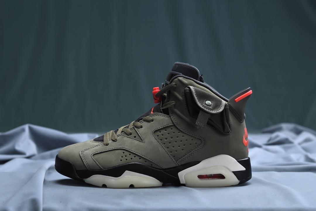 Travis Scott x Air Jordan 6 丰富细节 + 炫酷夜光 货号：CN1084-200  复刻鞋网 fukexie.com