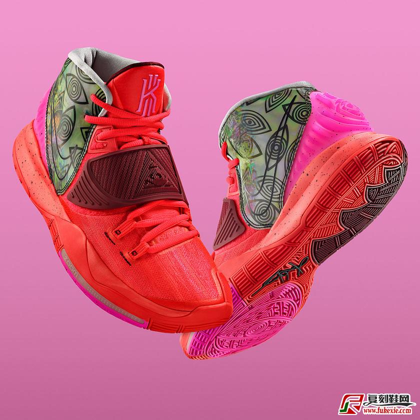 Nike Kyrie 6 Pre-Heat“ Berlin” 货号：CN9839-600  发售日期：2019年11月11日 | 复刻鞋网 fukexie.com