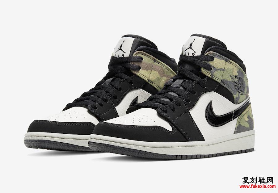 Air Jordan 1 Mid Camo CW5490-001发售日期