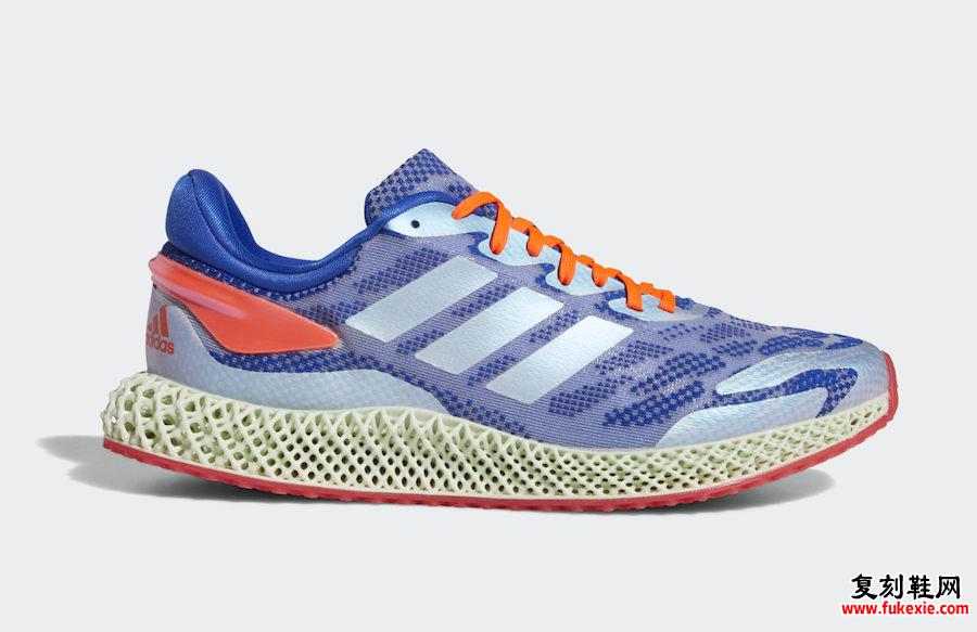 adidas 4D Run 1.0 Glory Blue FW1231发售日期