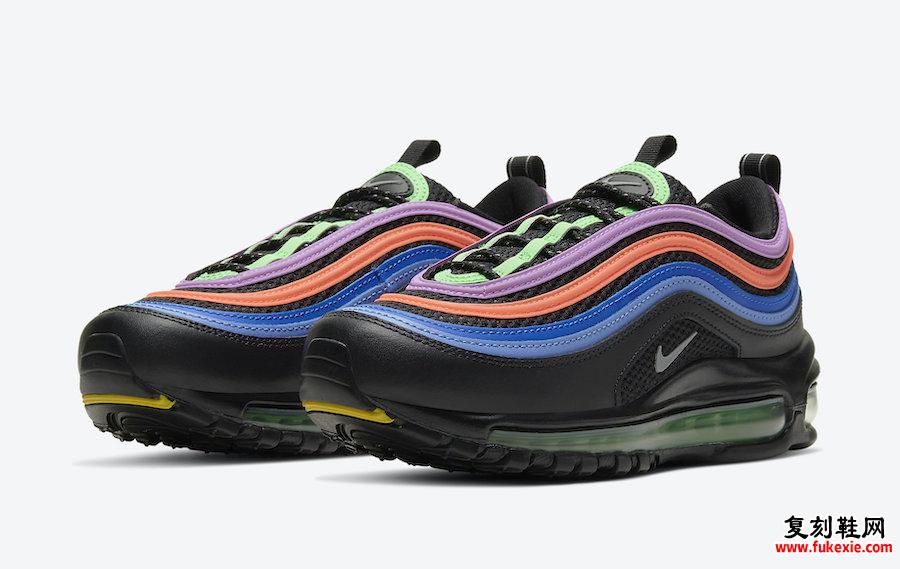 Nike Air Max 97 Black Multicolor CW6028-001发售日期