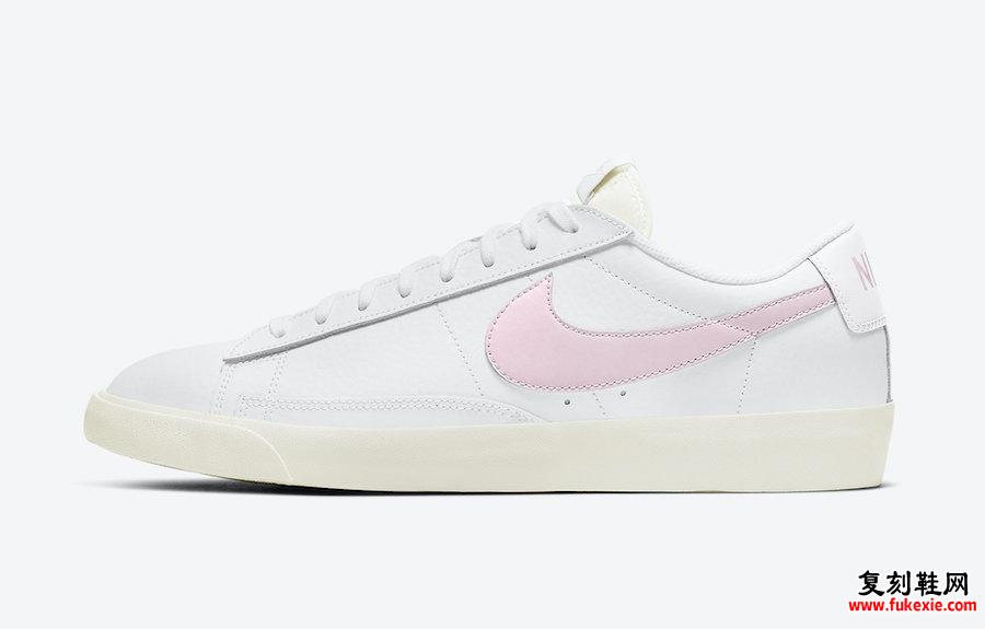 Nike Blazer Low Leather Pink Foam CI6377-106发售日期