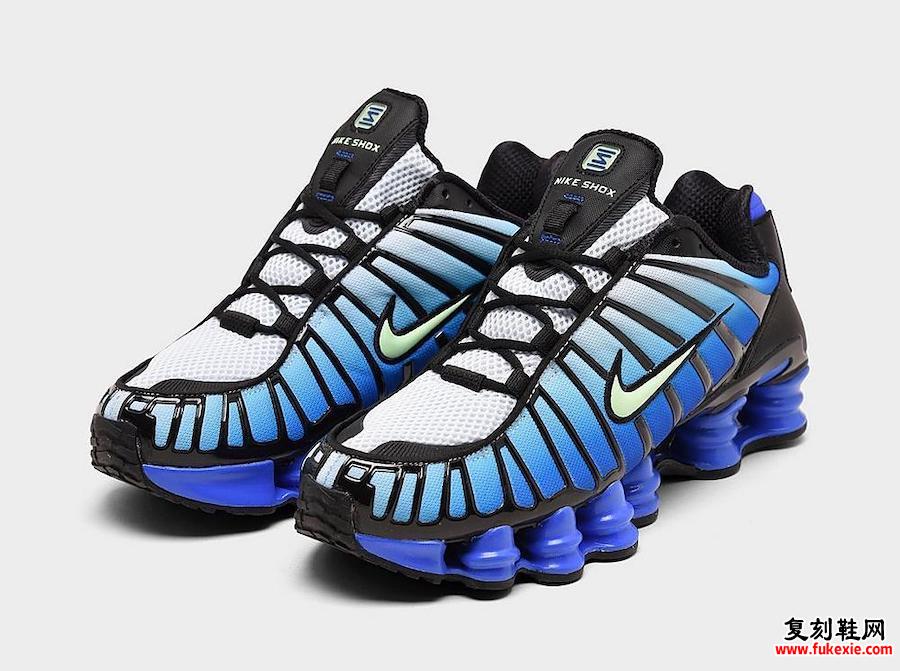 Nike Shox TL Racer Blue Vapor Green AV3595-009发售日期