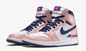 Air Jordan 1 WMNS Atmosphere Laser Pink Obsidian DD9335-641发售日期