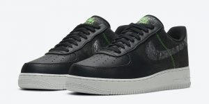 Nike Air Force 1 07 LV8 Black Electric Green CV1698-001发售日期