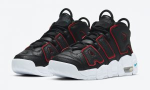 Nike Air More Uptempo GS黑色白色红色DJ4610-001发售日期