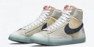 Nike Blazer Mid 77 Cream Armory海军蓝冰川冰DH4505-200发售日期