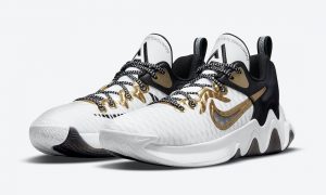 Nike Giannis Immortality White Black Metallic Gold CZ4099-100 发布日期