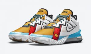 耐克 LeBron 18 Low Stewie Griffin Cartoon Art CV7562-104 发布日期