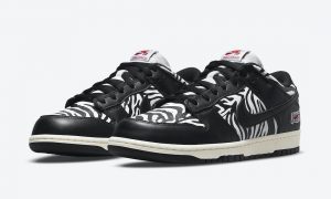 Quartersnacks Nike SB Dunk Low Zebra DM3510-001 发布日期