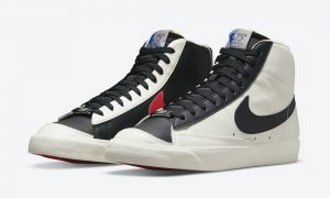 NBA Nike Blazer Mid Portland Trail Blazers DD8025-101 发布日期